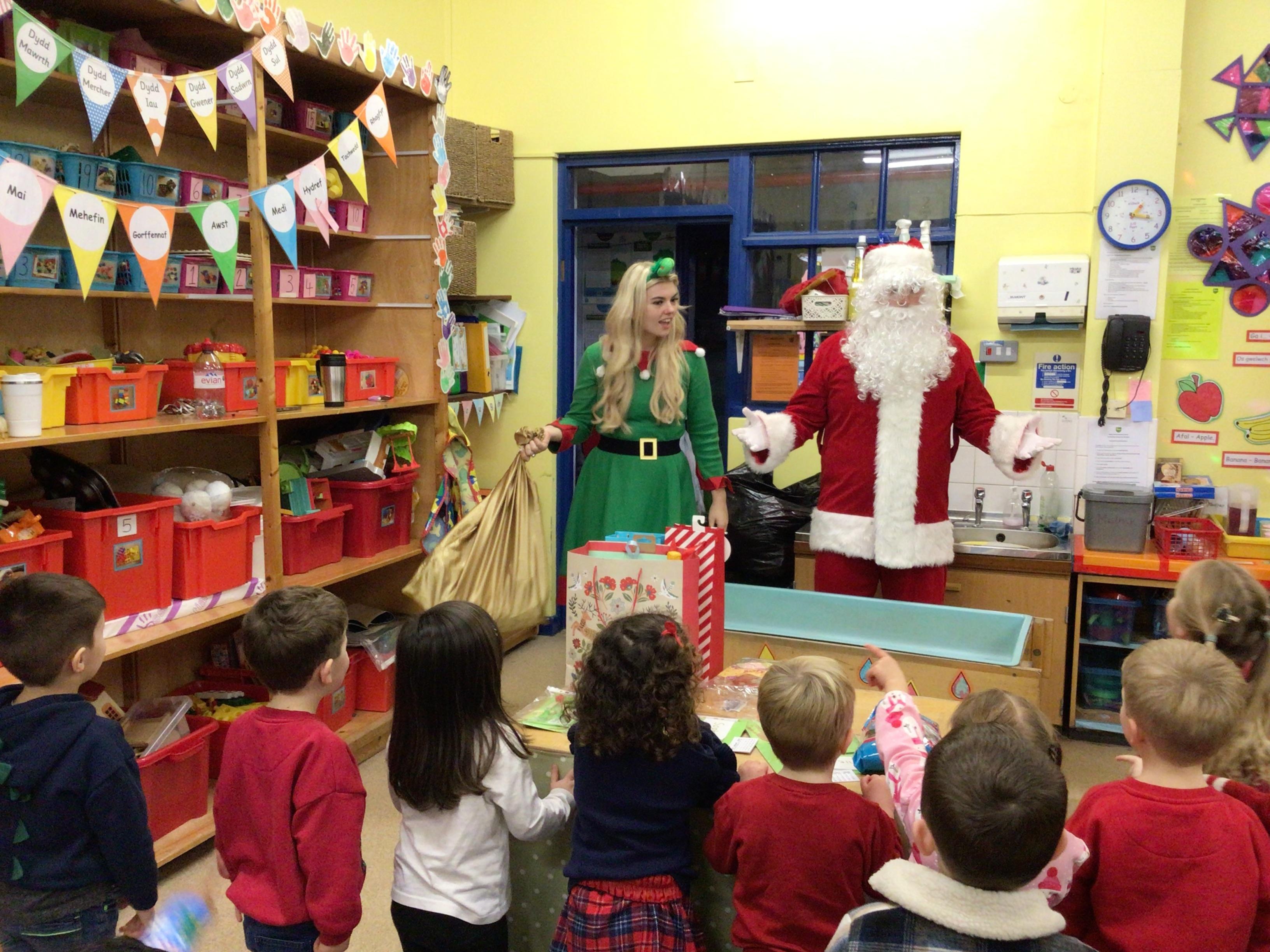 Father Christmas came